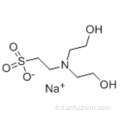Acide éthanesulfonique, 2- [bis (2-hydroxyéthyl) amino] -, sel de sodium (1: 1) CAS 66992-27-6